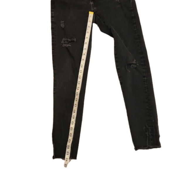WOMENS Zara faded black distressed skinny jean size 6. - Picture 8 of 14